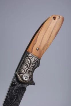 Couteau De Poche - Damas - Survie - Couteau D' Plein Air - Couteau De Poche - Aiguisé Comme Un Rasoir - Manche En Bois - Robuste - Couteau De Chasse - Camping - 22cm - Astuce Cadeau -Magasin D'Équipement De Plein Air 801x1200 3