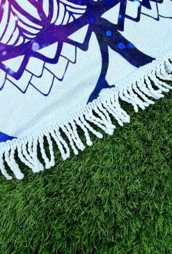 Mandala Ibiza - Couverture De Pique-nique - Serviette De Plage - Serviette De Bain - Serviette - Tapis Rond -Magasin D'Équipement De Plein Air 815x1200