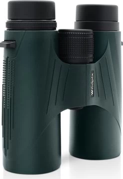 Jumelles Wildpix EAGLE 10X42 Vert - Visionneuse Complète Avec Bandoulière Et étui De Transport - Aussi Pour Les Porteurs De Lunettes