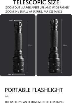 DrPhone LED Pro 01 - Lampe De Poche LED XHP 70 Strong - Lampe De Poche - Zoom / Arrière - DrPhone De Batterie - Étanche / étanche - Antidéflagrant - Zwart 28 DrPhone LED Pro 01 - Lampe De Poche LED XHP 70 Strong - Lampe De Poche - Zoom / Arrière - DrPhone De Batterie - Étanche / étanche - Antidéflagrant - Zwart -Magasin D'Équipement De Plein Air 845x1200 3