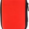2 Pièces - Chargeur De Téléphone Portable - Mini Câble De Données Portable - Sac à Fermeture éclair Organisateur - Écouteurs Portables - Pochette étanche - Rouge -Magasin D'Équipement De Plein Air 852x1200