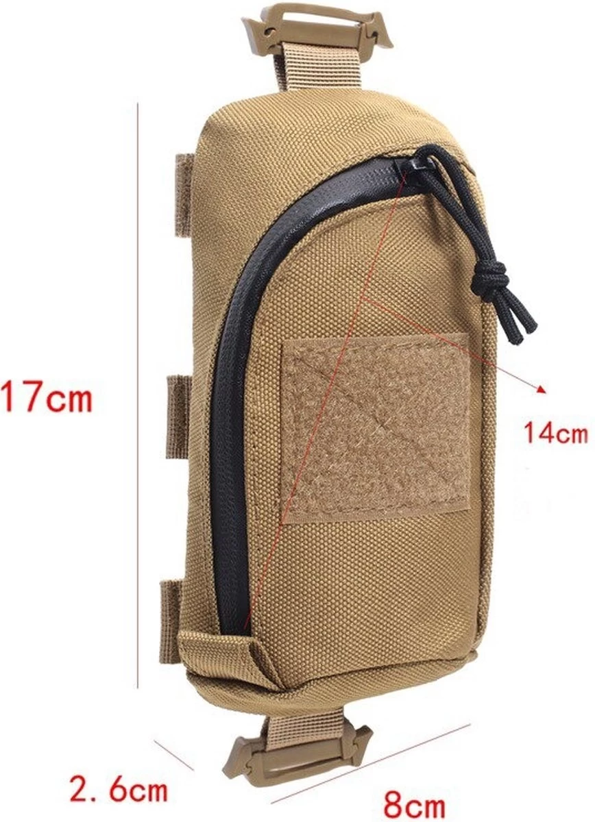 WiseGoods Luxe Water Bottle Holder Backpack - Plein Air Tool - Camping - Camping - Voyages - Tactical Survie Tools - Randonnée - Zwart 6 WiseGoods Luxe Water Bottle Holder Backpack - Plein Air Tool - Camping - Camping - Voyages - Tactical Survie Tools - Randonnée - Zwart – Image 4