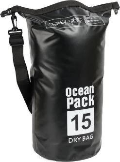 Decopatent® Waterproof Bag - Dry Bag - 15L - Ocean Pack - Dry Sack - Survie Plein Air Backpack - Sacs Secs - Sac De Bateau - Sac De Voile - Zwart -Magasin D'Équipement De Plein Air 885x1200