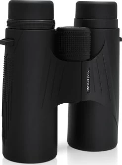 Jumelles Wildpix EAGLE 10X42 Zwart - Visionneuse Complète Avec Bandoulière Et étui De Transport - Aussi Pour Les Porteurs De Lunettes