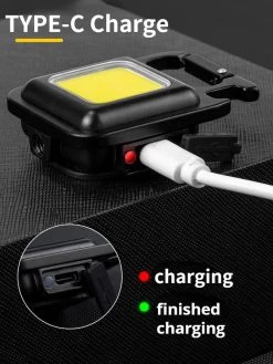 Viatel Multifonction Mini Glare COB Porte-clés Lumière USB Charge Lampes D'urgence Forte Réparation Magnétique Travail En Plein Air Camping Lumière -Magasin D'Équipement De Plein Air 900x1200 22