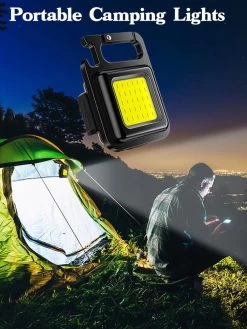Viatel Multifonction Mini Glare COB Porte-clés Lumière USB Charge Lampes D'urgence Forte Réparation Magnétique Travail En Plein Air Camping Lumière -Magasin D'Équipement De Plein Air 900x1200 23