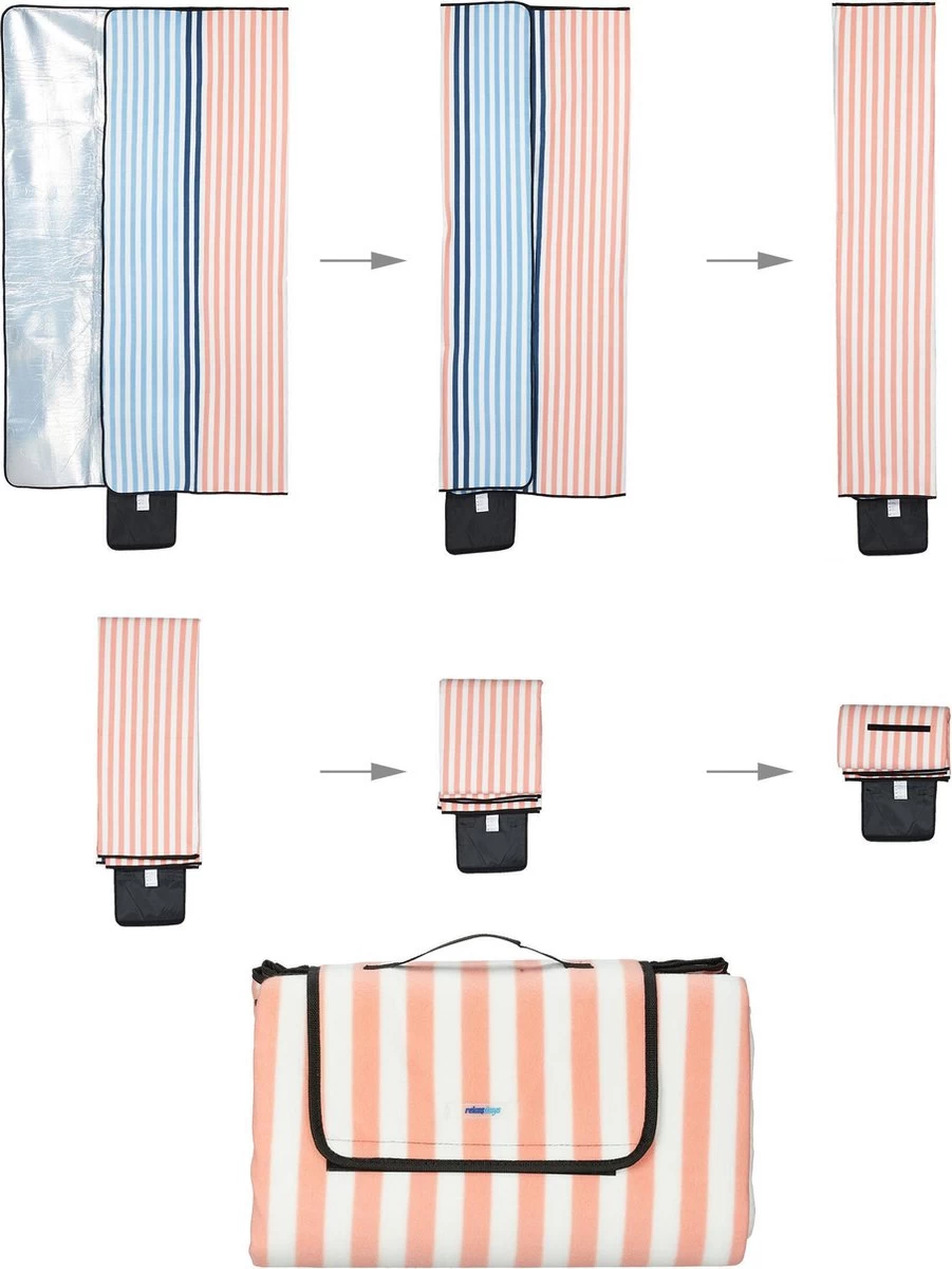 Couverture Pique-nique Relaxdays 200x200 - Couverture Extérieure - Couverture Polaire - Couverture Pique-nique - Imperméable 10 Couverture Pique-nique Relaxdays 200x200 - Couverture Extérieure - Couverture Polaire - Couverture Pique-nique - Imperméable – Image 8