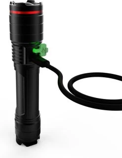 Lampe De Poche LED Tactique Rechargeable Rouge X + étui Militaire étanche Lampe De Travail Rechargeable Lampe De Garage -Magasin D'Équipement De Plein Air 923x1200 1