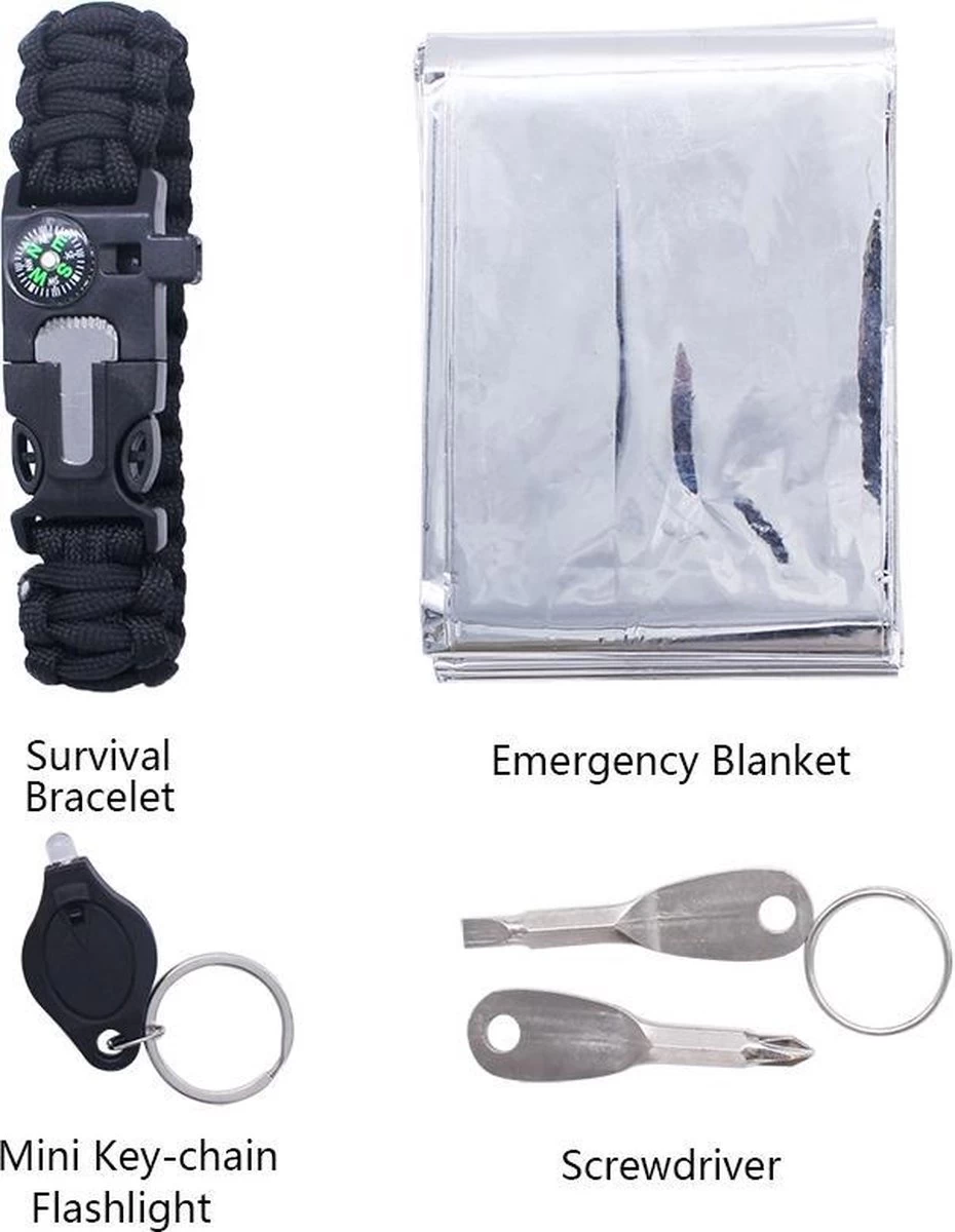 Kit De Survie Ultime Multitool 16 En 1 | Camping En Plein Air Backpacking Kit De Survie D'urgence XXL étanche| Boîte Multifonction SOS EDC - Bamled 5 Kit De Survie Ultime Multitool 16 En 1 | Camping En Plein Air Backpacking Kit De Survie D'urgence XXL étanche| Boîte Multifonction SOS EDC - Bamled – Image 3