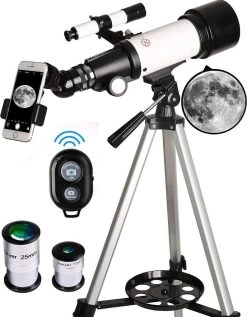 Télescope REFRACTOR® 2021 - 70/400mm - Stargazer 2021 - Mallette De Transport + Adaptateur Smartphone - Télécommande Sans Fil -Magasin D'Équipement De Plein Air 935x1200 2