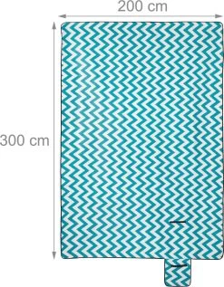 Couverture De Pique-nique Relaxdays 300x200 - Imperméable - Couverture De Pique-nique Polaire - Zigzag - Extra Large -Magasin D'Équipement De Plein Air 936x1200 3