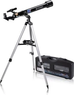 Bresser ISA Space Exploration NASA 60/700 AZ Lens Telescope - Moon And Planets - Complet Avec Trépied, Accessoires Et étui