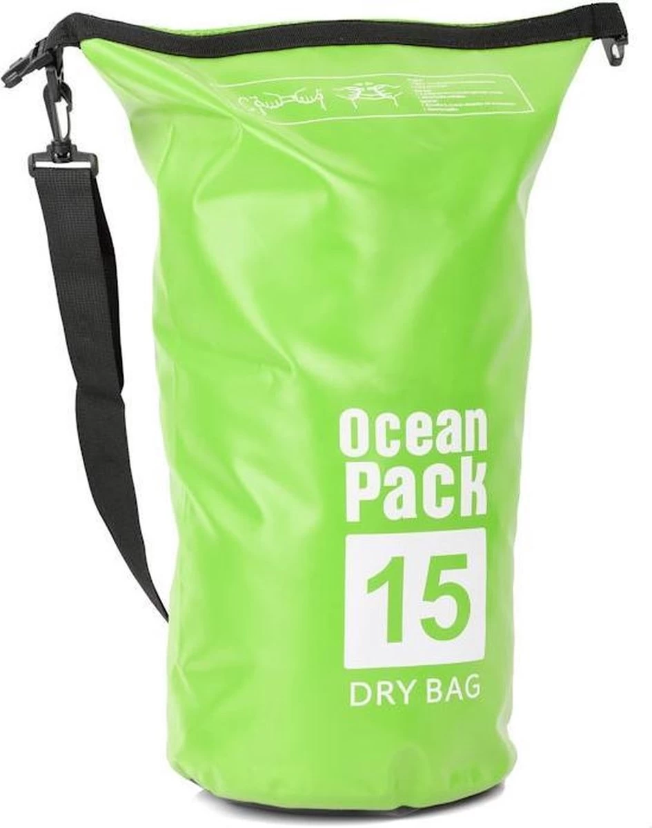Decopatent® Waterproof Bag - Dry Bag - 15L - Ocean Pack - Dry Sack - Survie Plein Air Backpack - Sacs Secs - Sac De Bateau - Sac De Voile - Vert 10 Decopatent® Waterproof Bag - Dry Bag - 15L - Ocean Pack - Dry Sack - Survie Plein Air Backpack - Sacs Secs - Sac De Bateau - Sac De Voile - Vert – Image 8