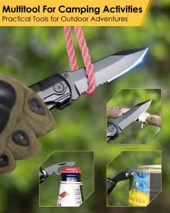 Couteau De Poche BOTC Multitool - Multitool 14 En 1 - Ouvre-boîte / Ouvre-bouteille / Couteau De Poche / Tournevis / 9 Vis Interchangeables / Mallette De Transport - Pour Le Camping En Plein Air / La Marche -Magasin D'Équipement De Plein Air 960x1200 7