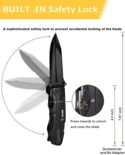 Couteau De Poche BOTC Multitool - Multitool 14 En 1 - Ouvre-boîte / Ouvre-bouteille / Couteau De Poche / Tournevis / 9 Vis Interchangeables / Mallette De Transport - Pour Le Camping En Plein Air / La Marche -Magasin D'Équipement De Plein Air 970x1200 1