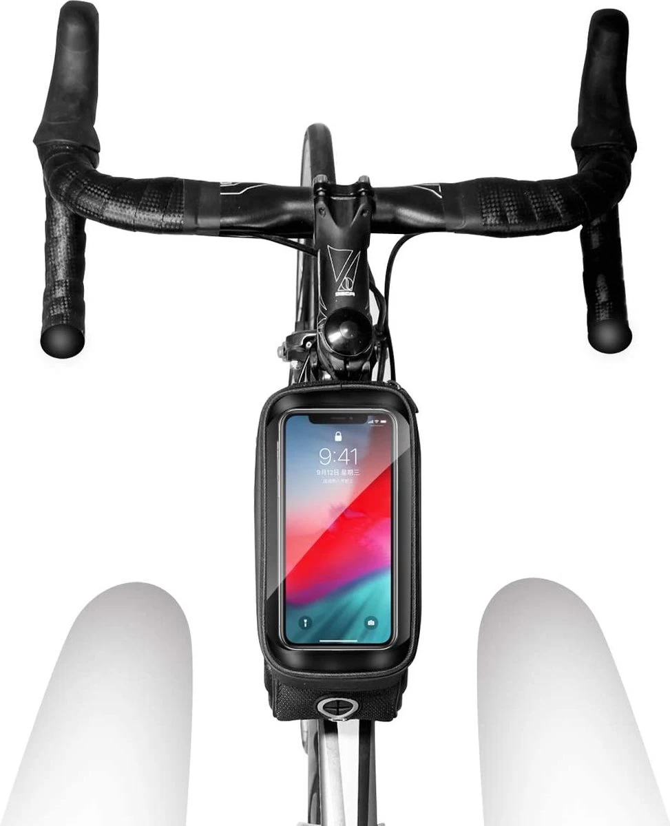 Sacoche De Guidon De Vélo étanche - Sacoche De Cadre Pour Téléphone - Compatible Avec IPhone 13 12 11 Pro Max XS XR X 8 7 6S Plus, Samsung Et Plus - Smartphones Jusqu'à 6,7'' 6 Sacoche De Guidon De Vélo étanche - Sacoche De Cadre Pour Téléphone - Compatible Avec IPhone 13 12 11 Pro Max XS XR X 8 7 6S Plus, Samsung Et Plus - Smartphones Jusqu'à 6,7'' – Image 4