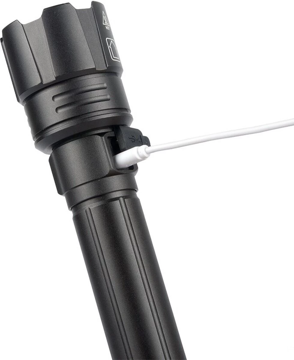 DrPhone LED Pro 02 - Lampe De Poche LED XHP 90 Strong - Lampe De Poche - Zoom / Arrière - DrPhone De Batterie - Étanche / étanche - Antidéflagrant - Zwart 18 DrPhone LED Pro 02 - Lampe De Poche LED XHP 90 Strong - Lampe De Poche - Zoom / Arrière - DrPhone De Batterie - Étanche / étanche - Antidéflagrant - Zwart – Image 17