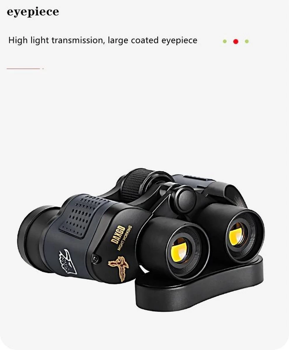 DrPhone HDX - Premium 60X60 Zoom HD 2000T - BAK4 - Zoom 10x - Grand Angle - Jumelles - Télescope Optique + Sac De Rangement - Zwart 14 DrPhone HDX - Premium 60X60 Zoom HD 2000T - BAK4 - Zoom 10x - Grand Angle - Jumelles - Télescope Optique + Sac De Rangement - Zwart – Image 12