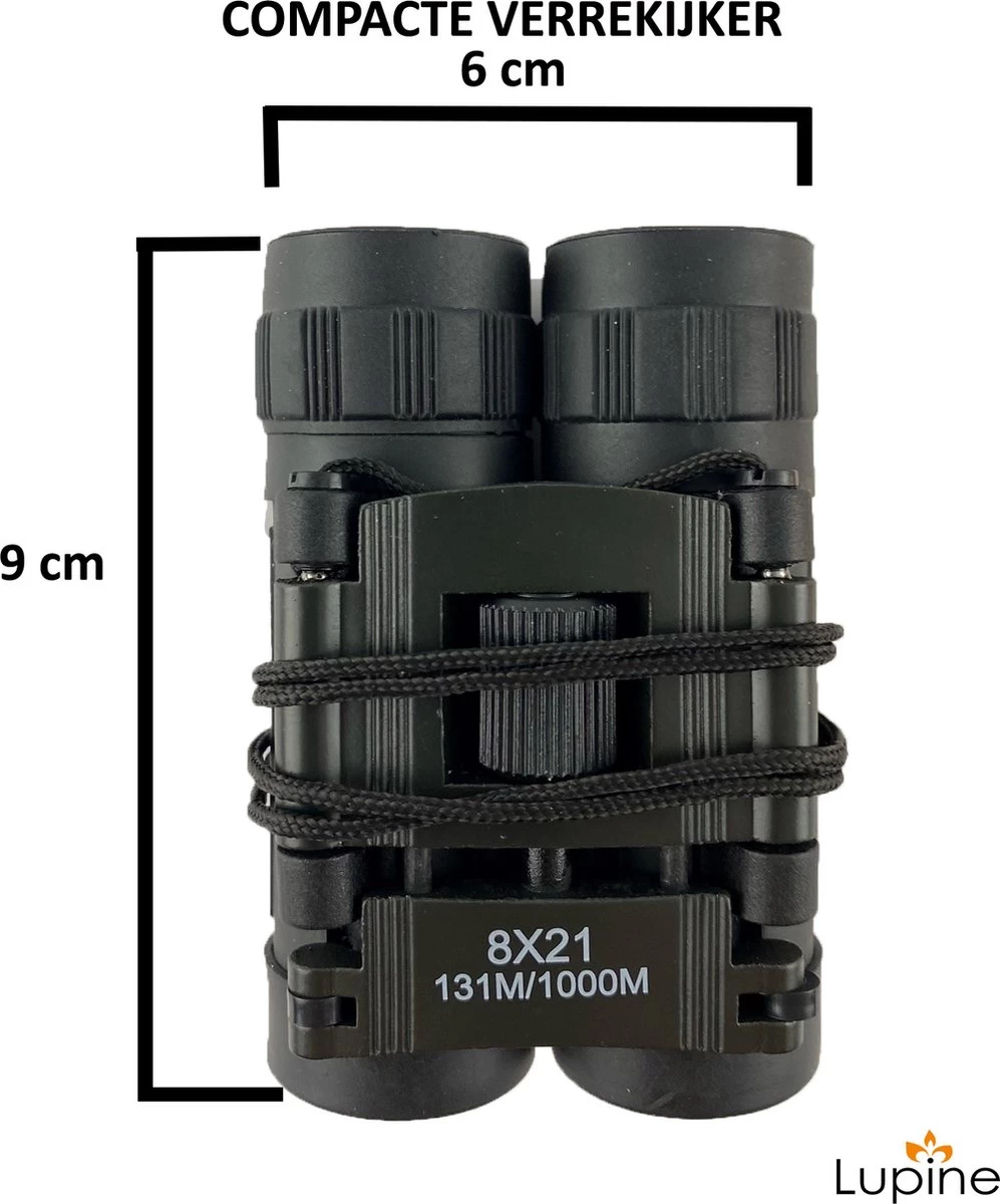 Lupine - Jumelles Compactes Pour Enfants - 8 X 21 - Jumelles Compactes Pour Adultes - Avec Cordon, étui Et Chiffon Pour Lentilles 4 Lupine - Jumelles Compactes Pour Enfants - 8 X 21 - Jumelles Compactes Pour Adultes - Avec Cordon, étui Et Chiffon Pour Lentilles – Image 2